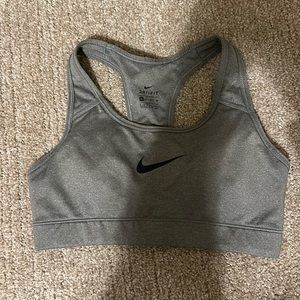 grey nike bra extra small